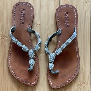 Flat Embellished Sandals
